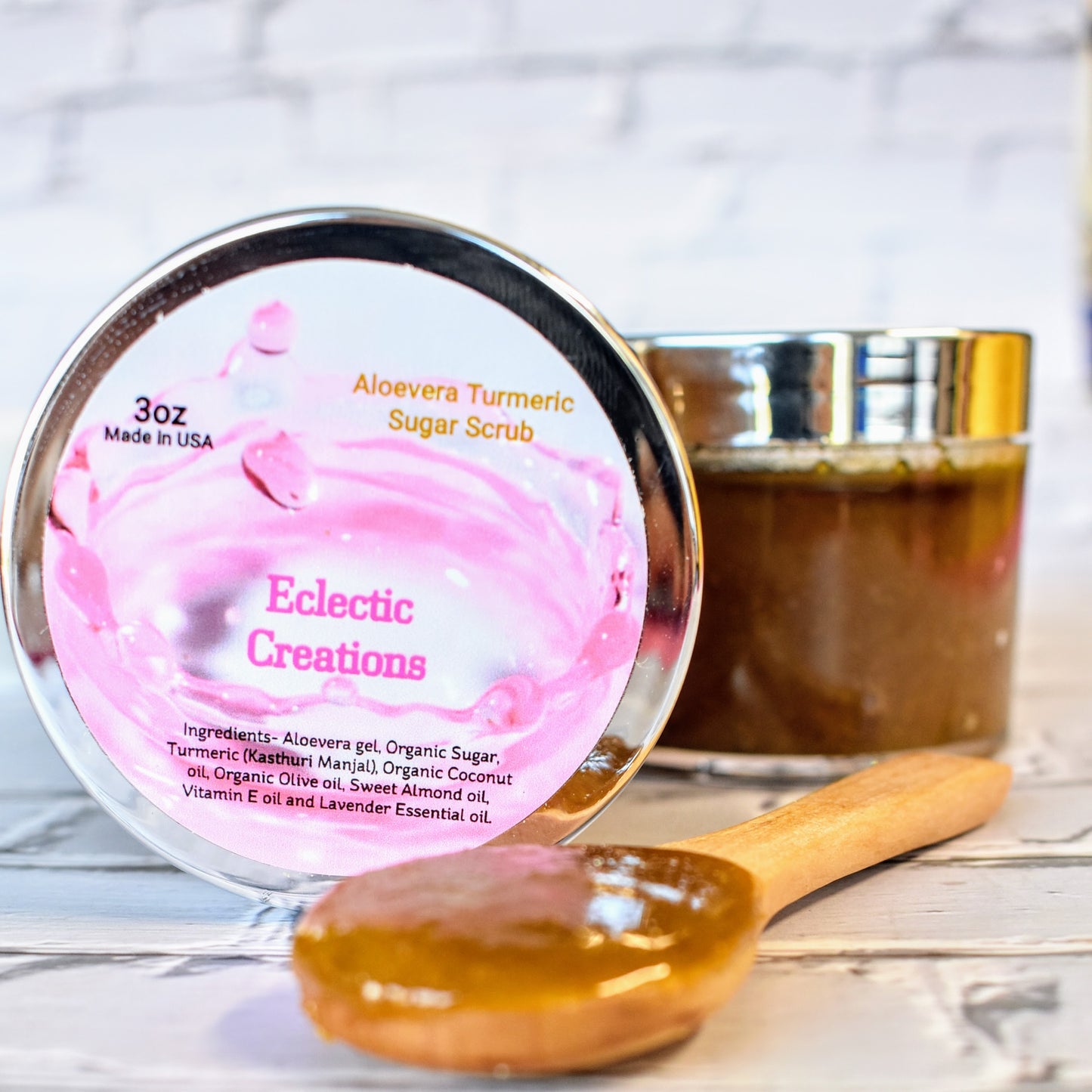 Aloevera Turmeric Sugar Scrub 3oz