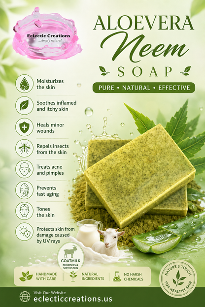 Aloevera Neem Soap Bar 4oz