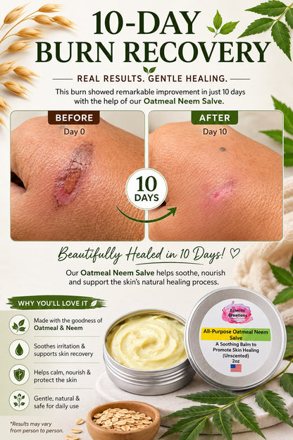 Oatmeal Neem All-Purpose Skin Salve (Unscented)