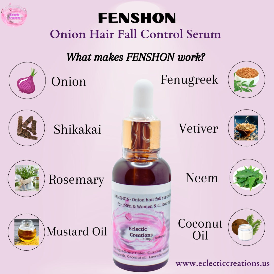 FENSHON - Onion Hair Fall Control Serum 1oz