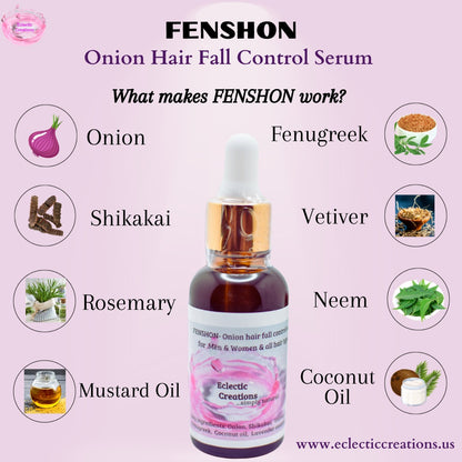 FENSHON - Onion Hair Fall Control Serum 1oz