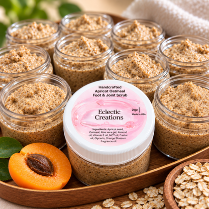 Apricot Oatmeal Foot and Joint Scrub 2oz