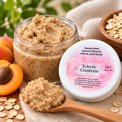 Apricot Oatmeal Foot and Joint Scrub 2oz