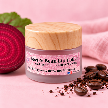 Beet and Bean Lip Polish (Scrub) 0.5 oz
