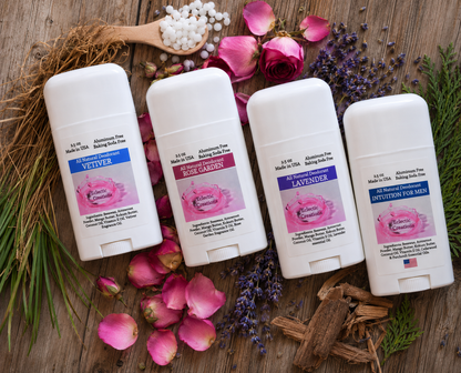 Deodorant Sticks - Rose, Vetiver, Lavender, Intuition for Men