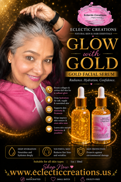 Gold Facial Serum - Collagen Booster 1oz