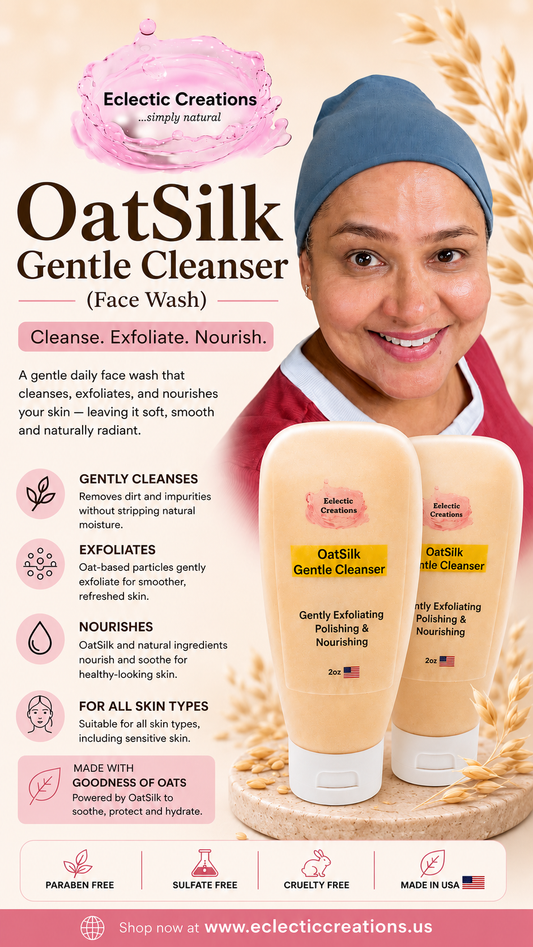 OatSilk Gentle Cleanser (Face Wash) 2.5oz