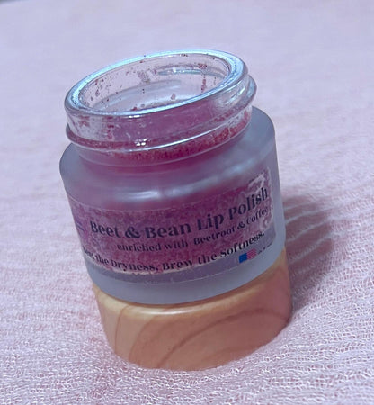 Beet and Bean Lip Polish (Scrub) 0.5 oz