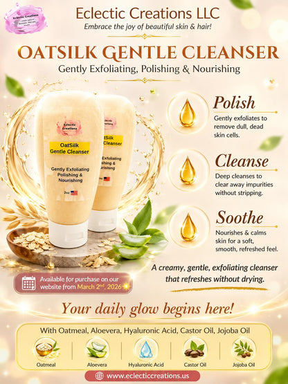 OatSilk Gentle Cleanser (Face Wash) 2.5oz