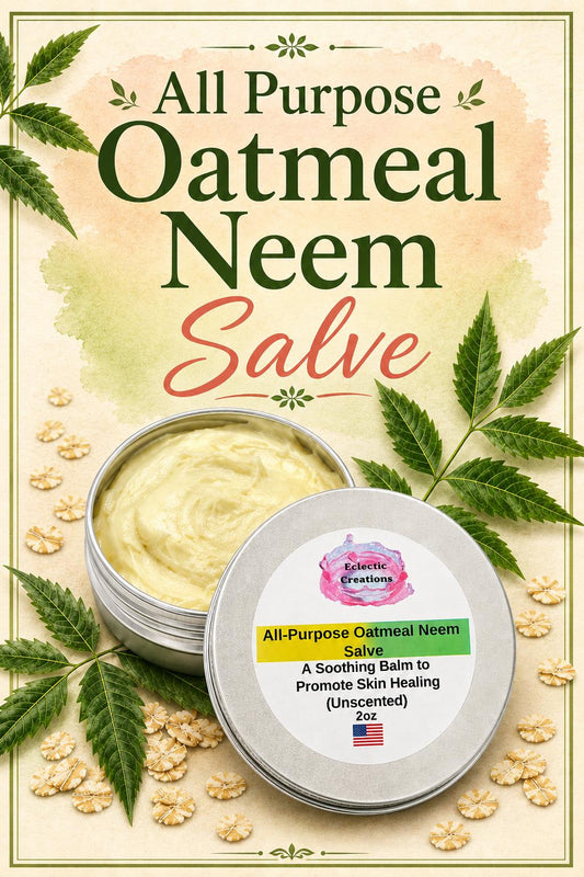 Oatmeal Neem All-Purpose Skin Salve (Unscented)