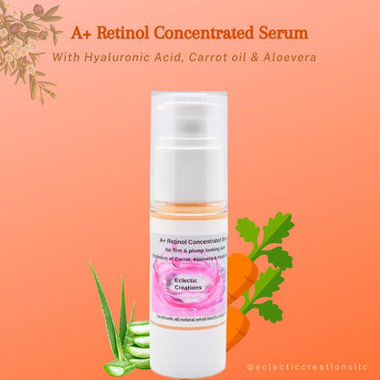 A+ Retinol Concentrated Facial Serum 1oz