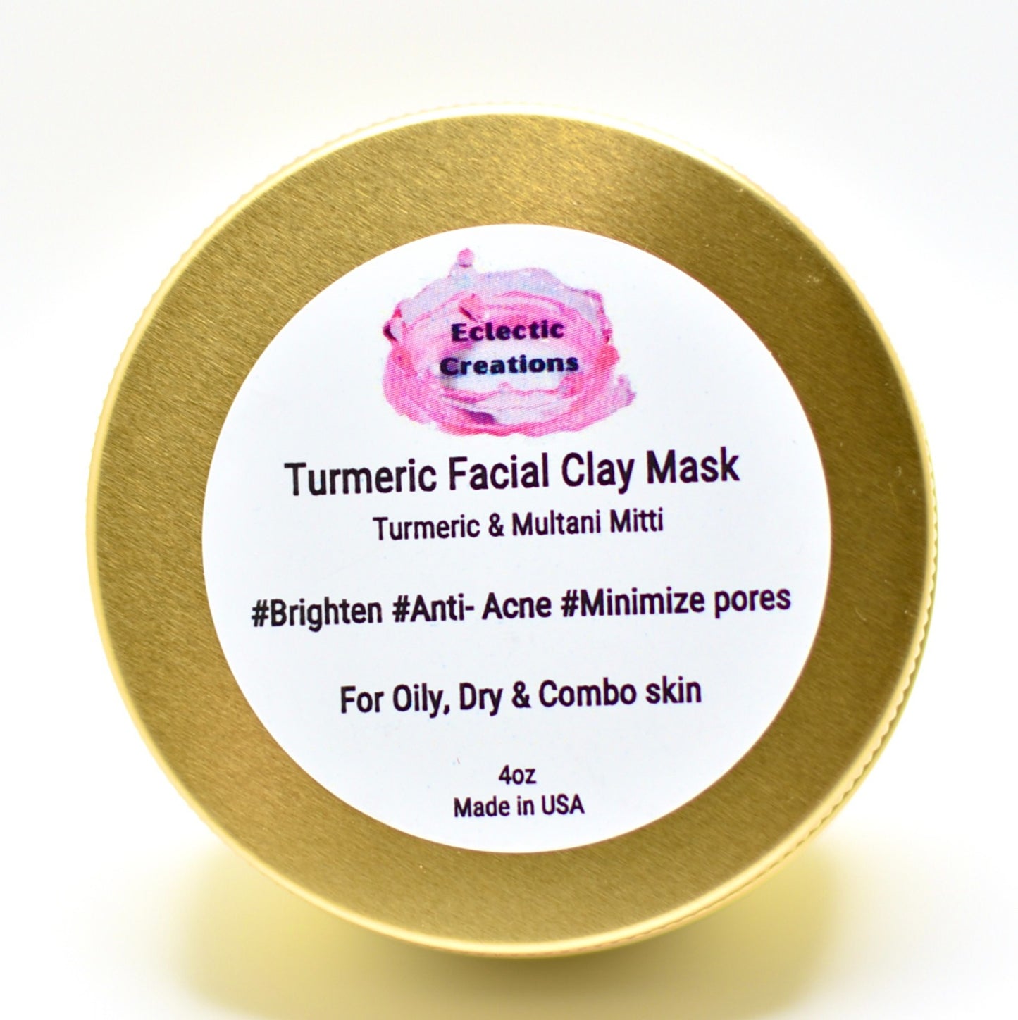 Turmeric Facial Clay Mask 4oz