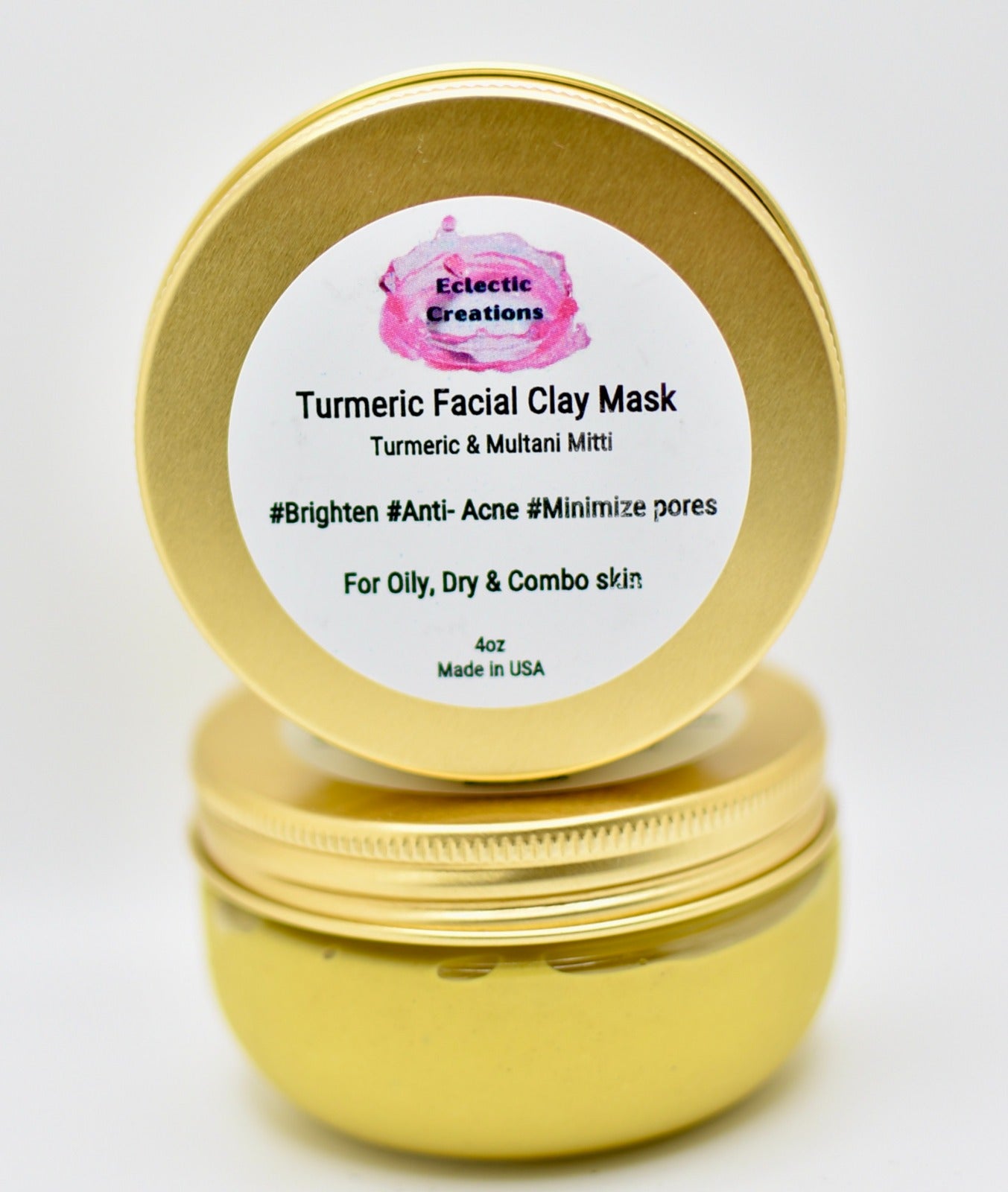 Turmeric Facial Clay Mask 4oz